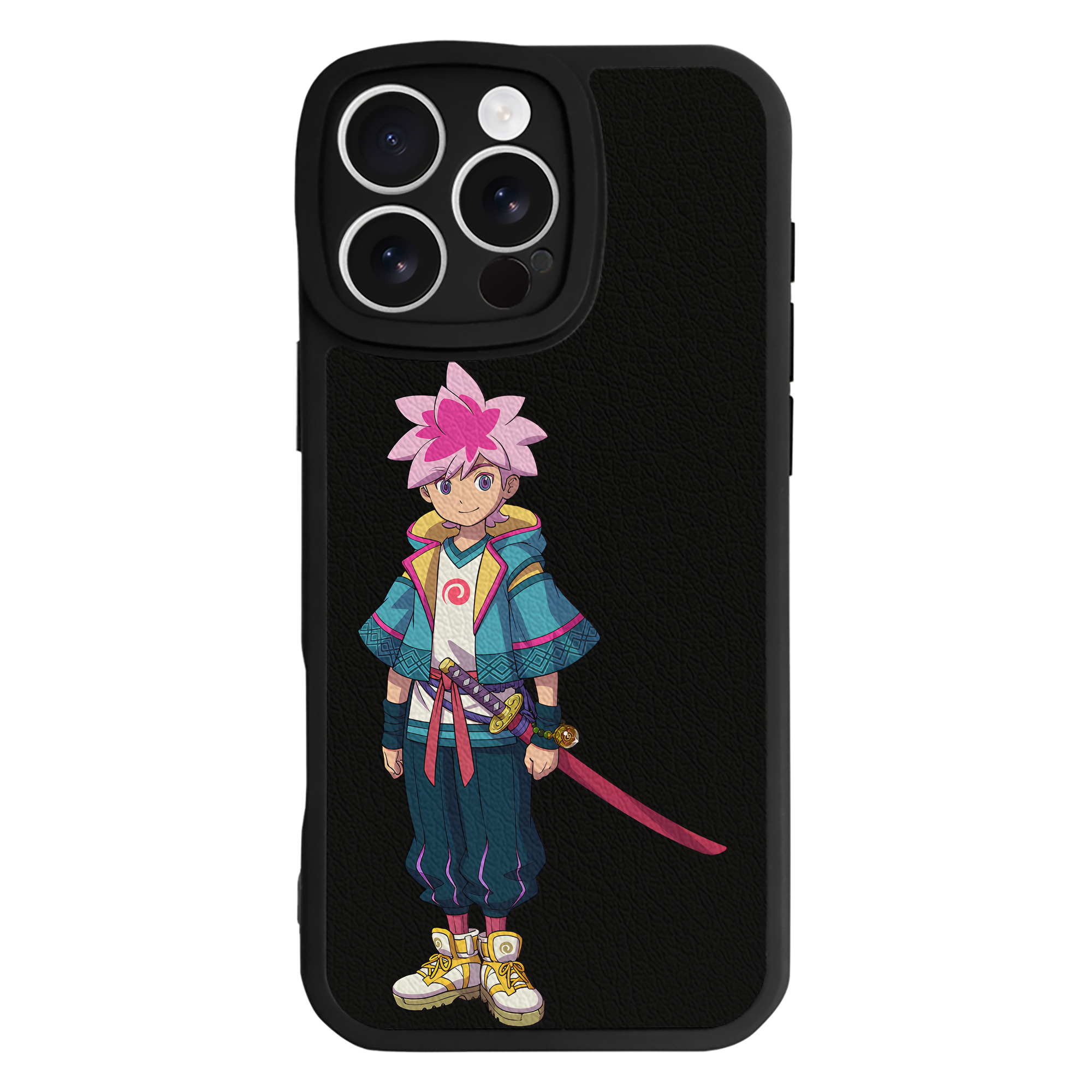 （画像用） 妖怪ウォッチ Yo-kai Watch 【iPhone 16シリーズ対応】シリコンスマホケース（レザー調） 材質：シリコン